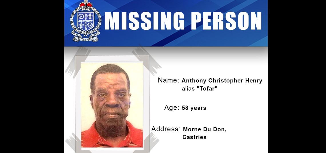 Missing person Anthony Christopher Henry