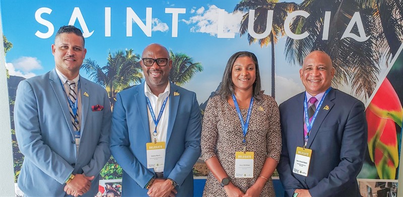 Saint Lucia Delegation at Tourism Conference.