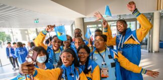 Saint Lucia chess team.