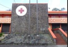 Saint Lucia Red Cross building in Castries.