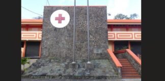 Saint Lucia Red Cross building in Castries.