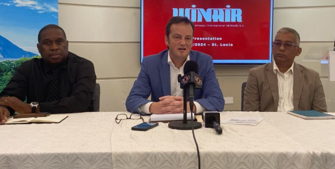 Winair flights launch.