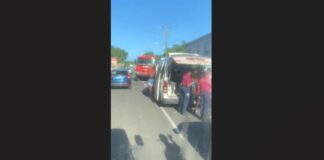 Dennery road accident