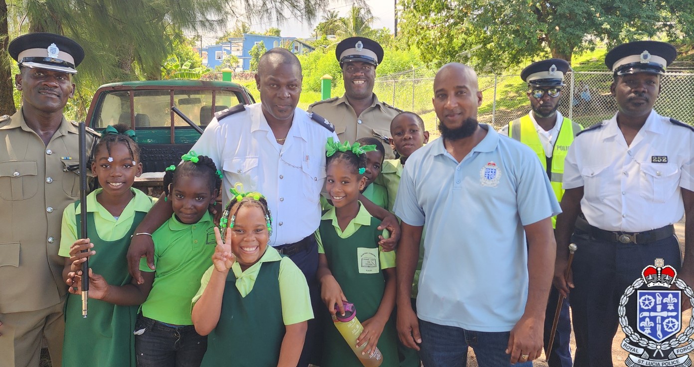 Police and students