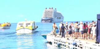 Soufriere cruise ship welcome