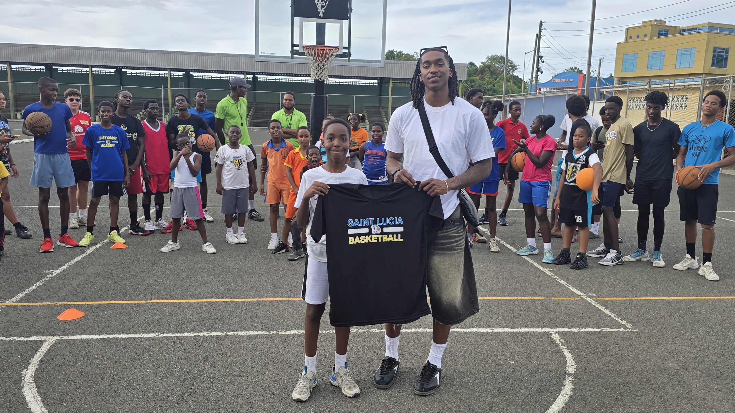 NBA Player Boosts Saint Lucia’s Grassroots Basketball