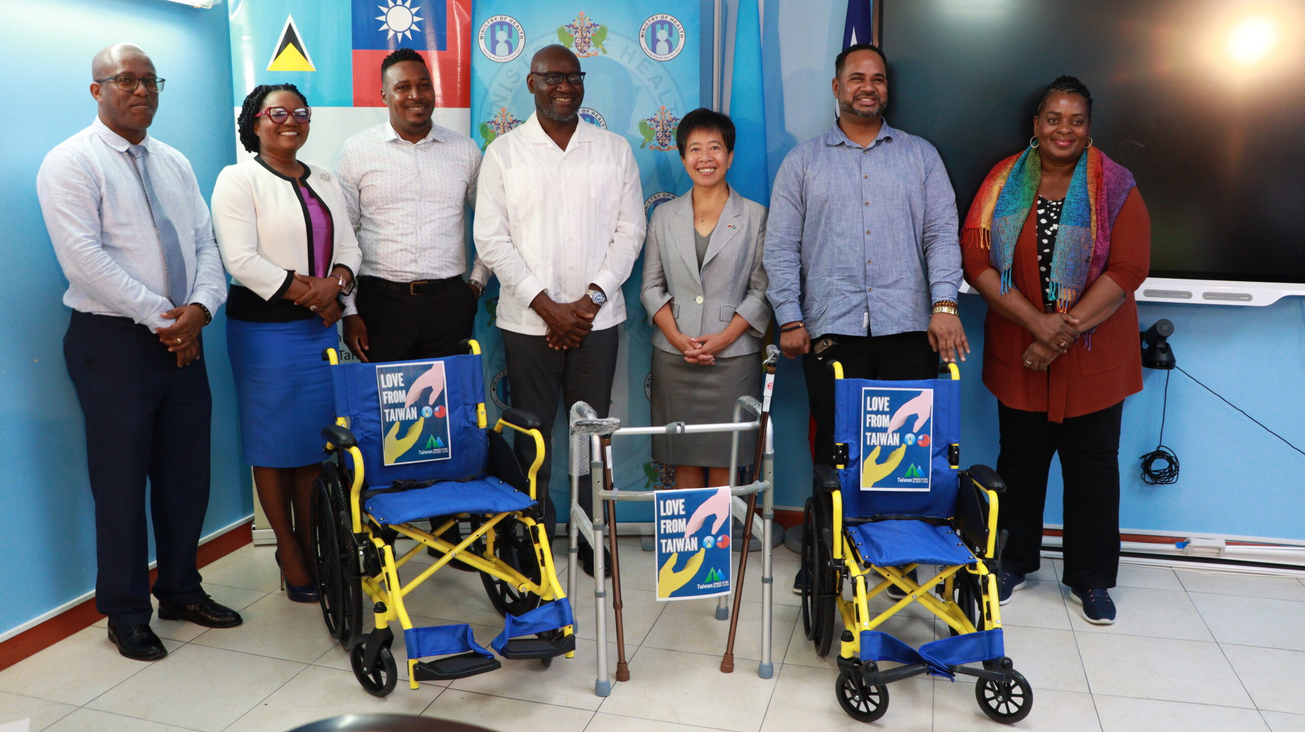 Taiwan donates wheelchairs and mobility aids to help Saint Lucians with disabilities