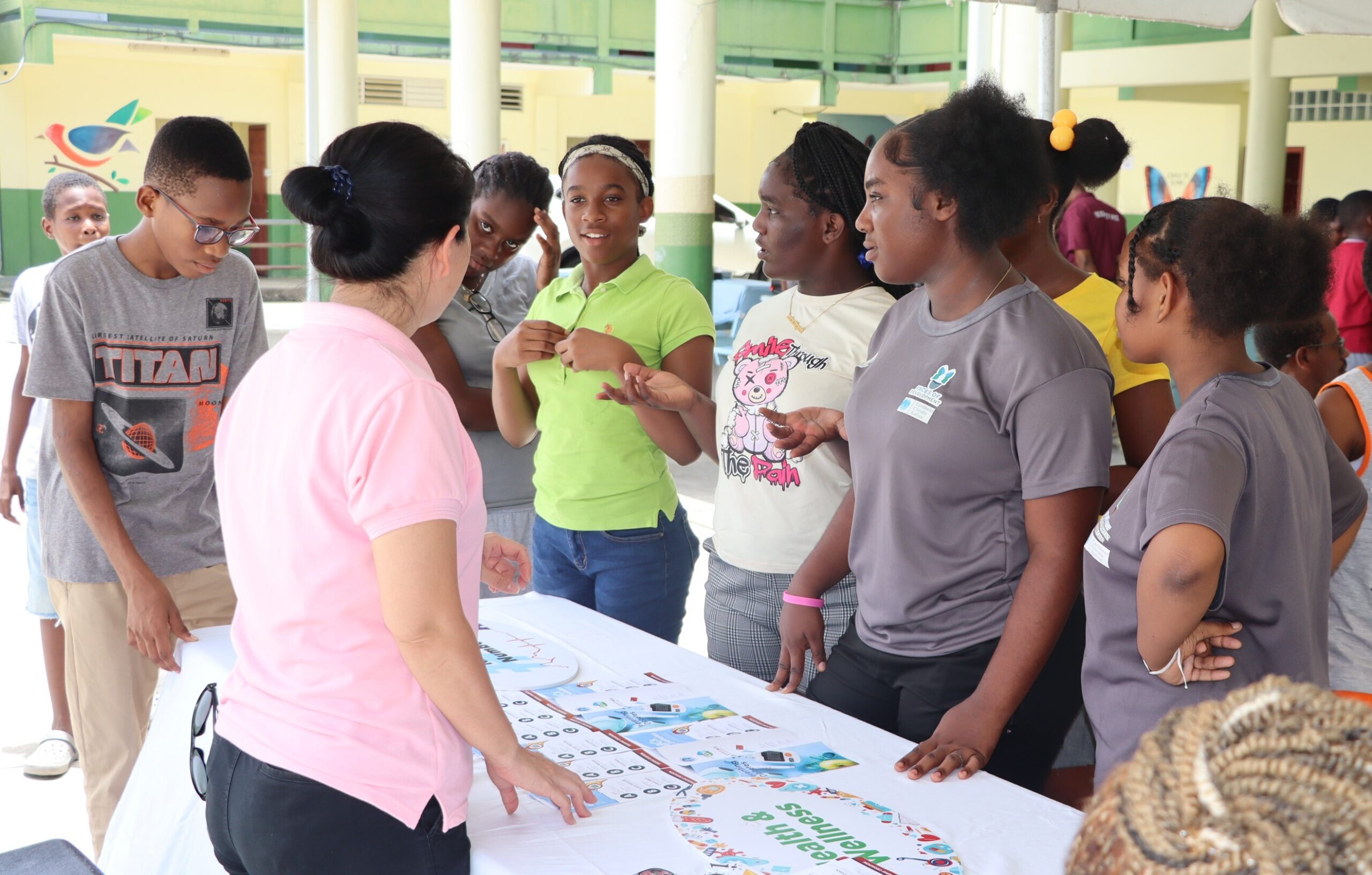 Dennery Residents and Participants of Faces of Development Summer Camp benefit from Free Health Screening