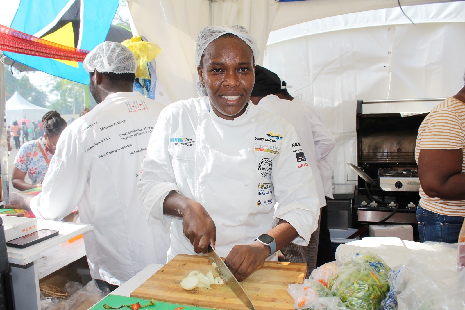 Chef Paulyn Eugene Brings the Taste of St Lucia to CARIFESTA XV