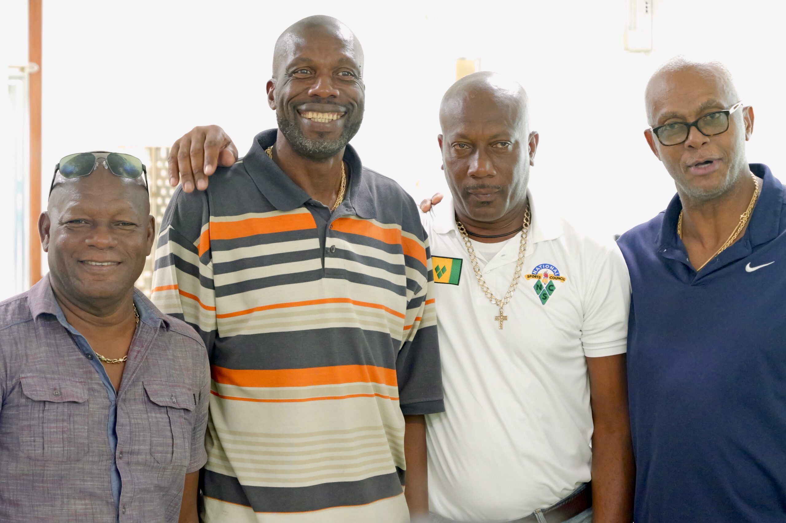 West Indies cricket giants land in SVG for Masters Clash