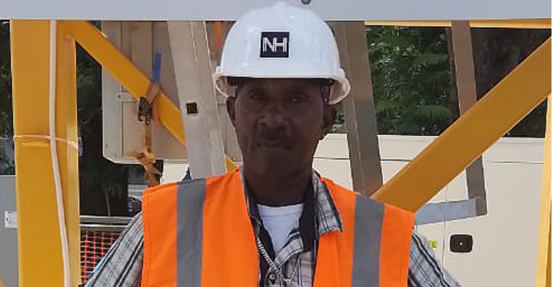 Local crane operator reaches hew heights on Halls of Justice project