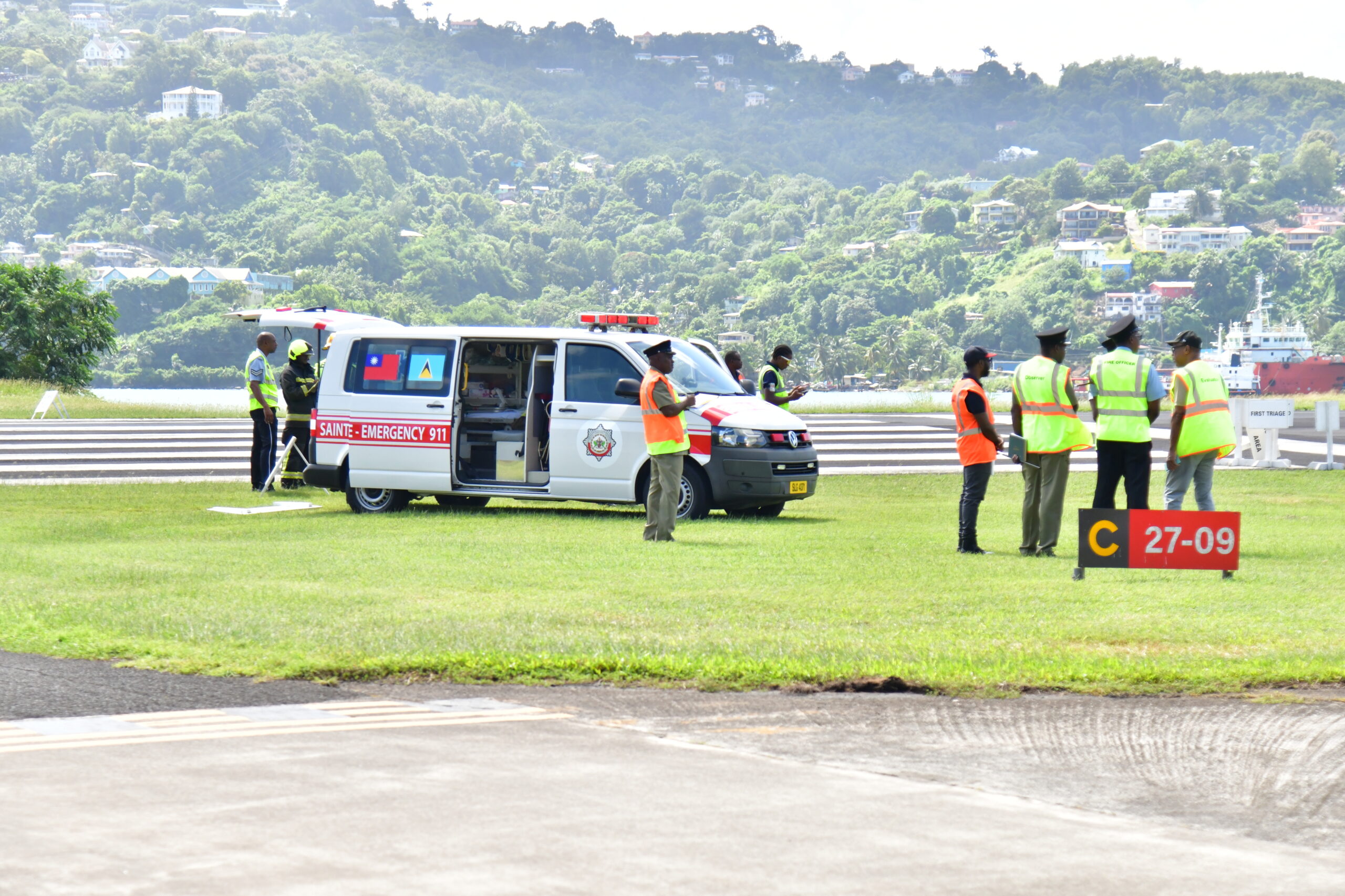 Emergency Drill Tests Readiness at George Charles Airport