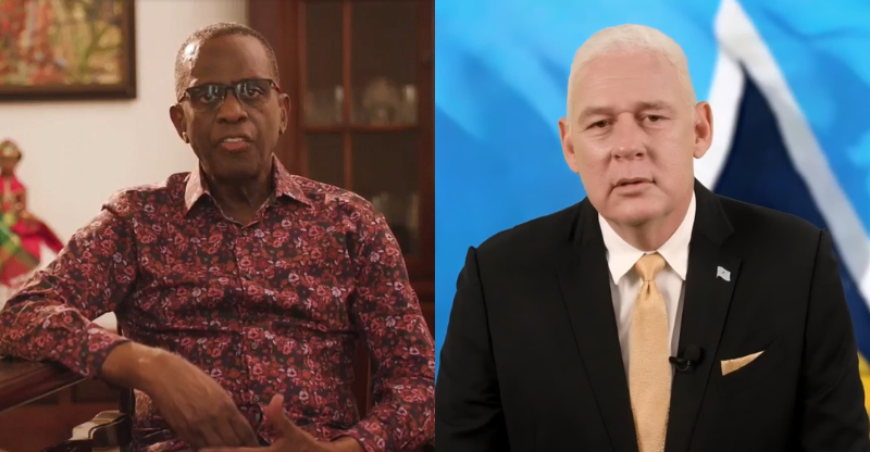 Pierre, Chastanet make final pitch on eve of election