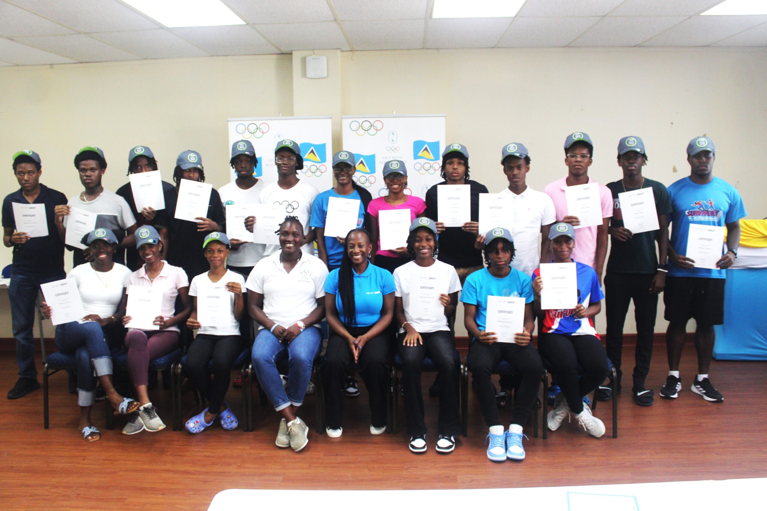 Saint Lucian athletes level up