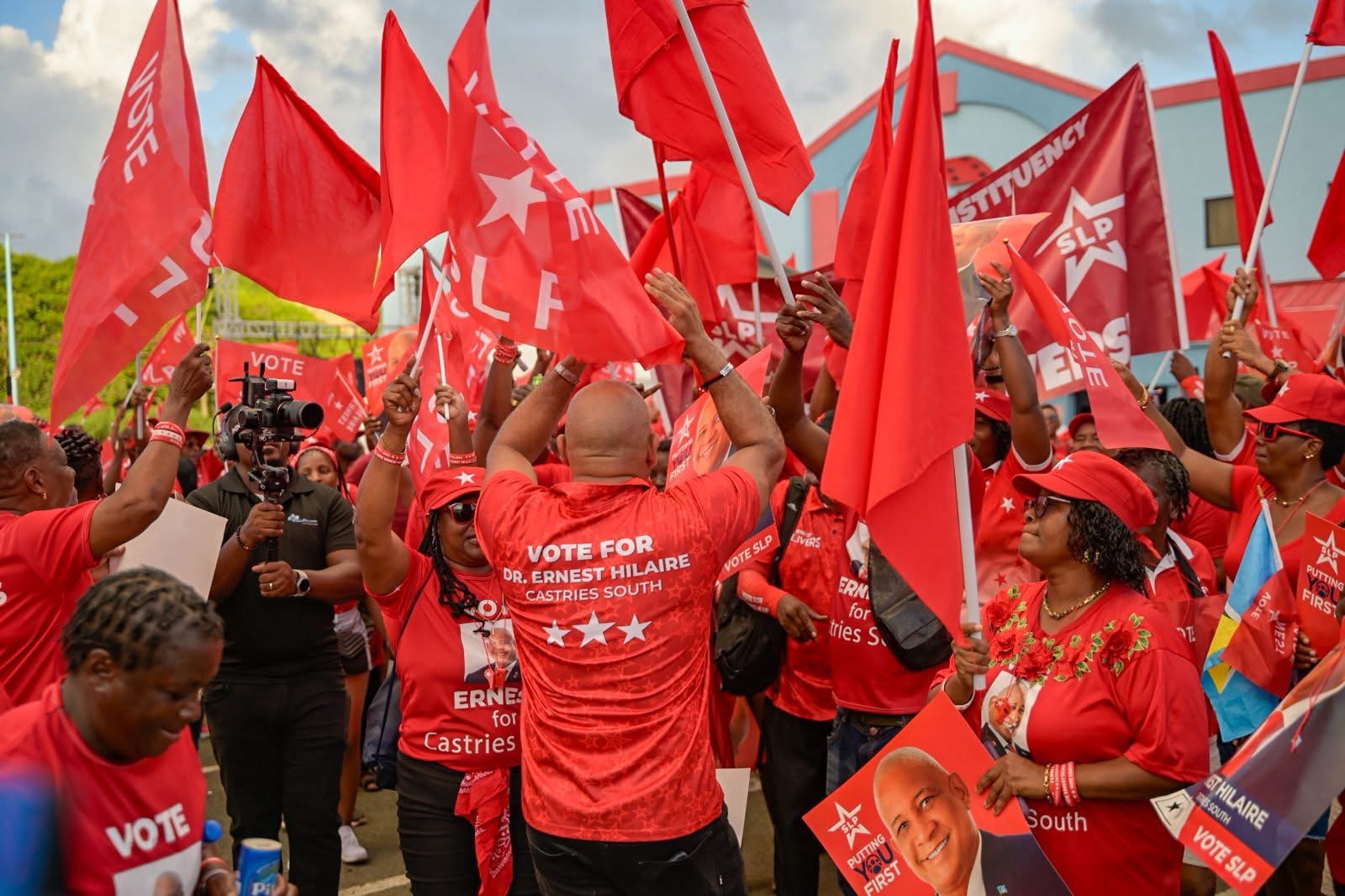 Hilaire reacts to win, calls Election Day “brutal”