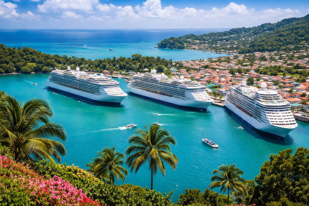 Saint Lucia enters historic peak week with 47 000+ cruise visitors expected