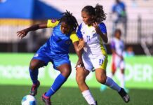 Saint Lucian girls in Curaçao for Concacaf U17