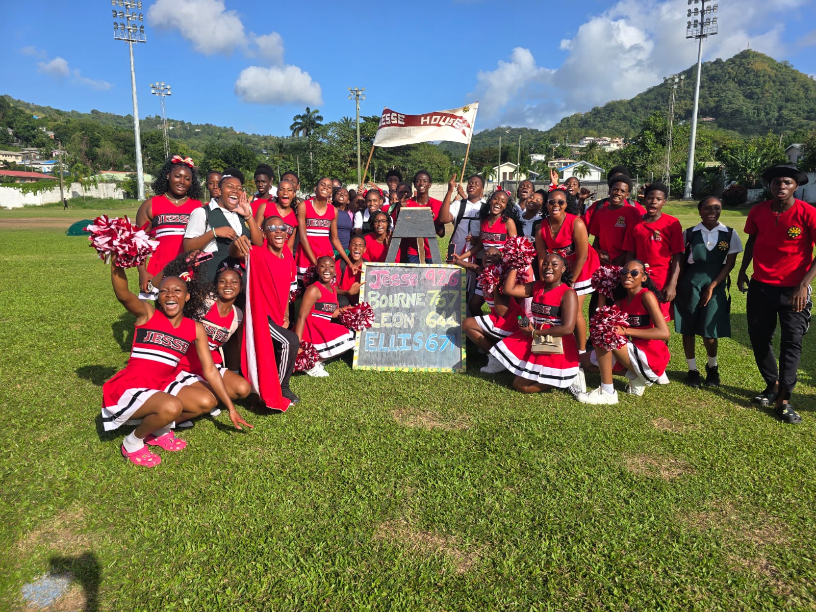 Jesse House paint Leon Hess red yet again