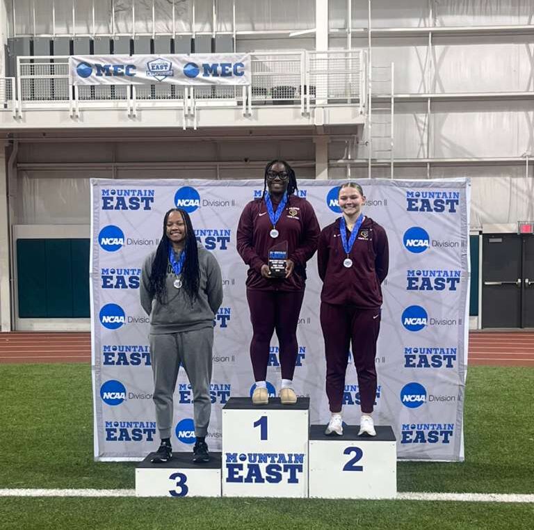 Edward takes weight throw Conference title