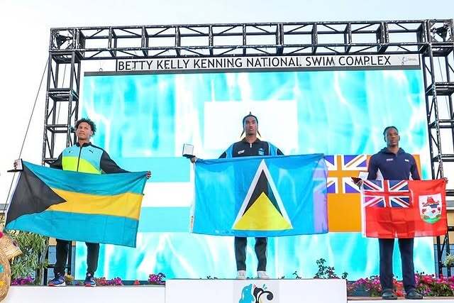Parks, Destang lead Team Saint Lucia to CARIFTA Aquatics