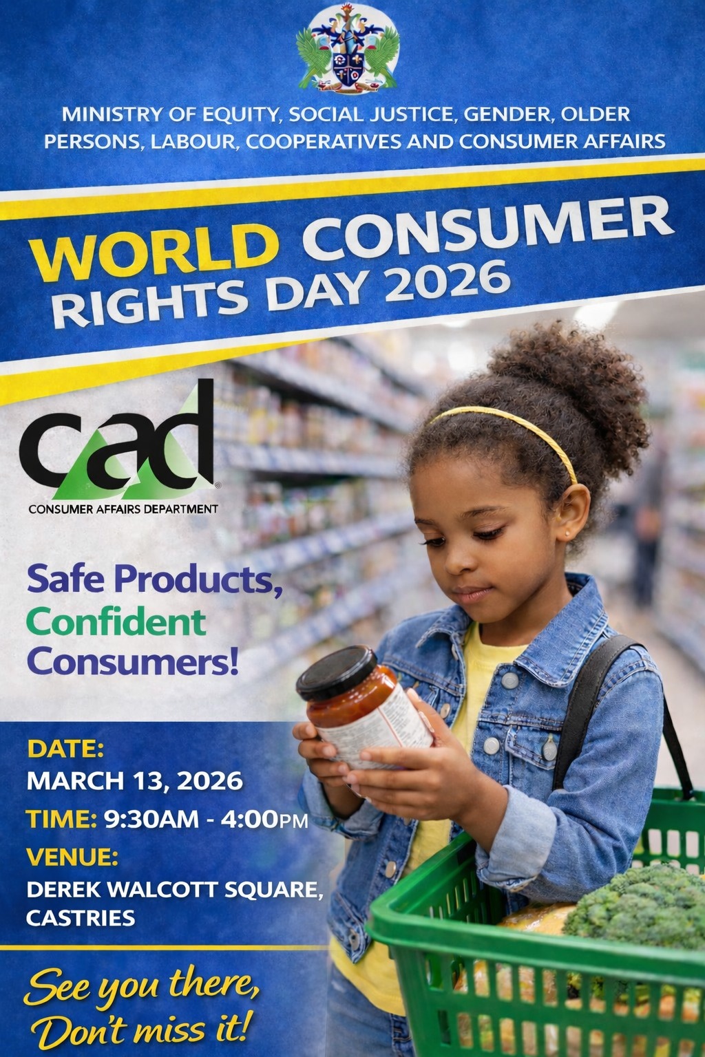 Consumer Affairs puts safety first at Derek Walcott Square forum