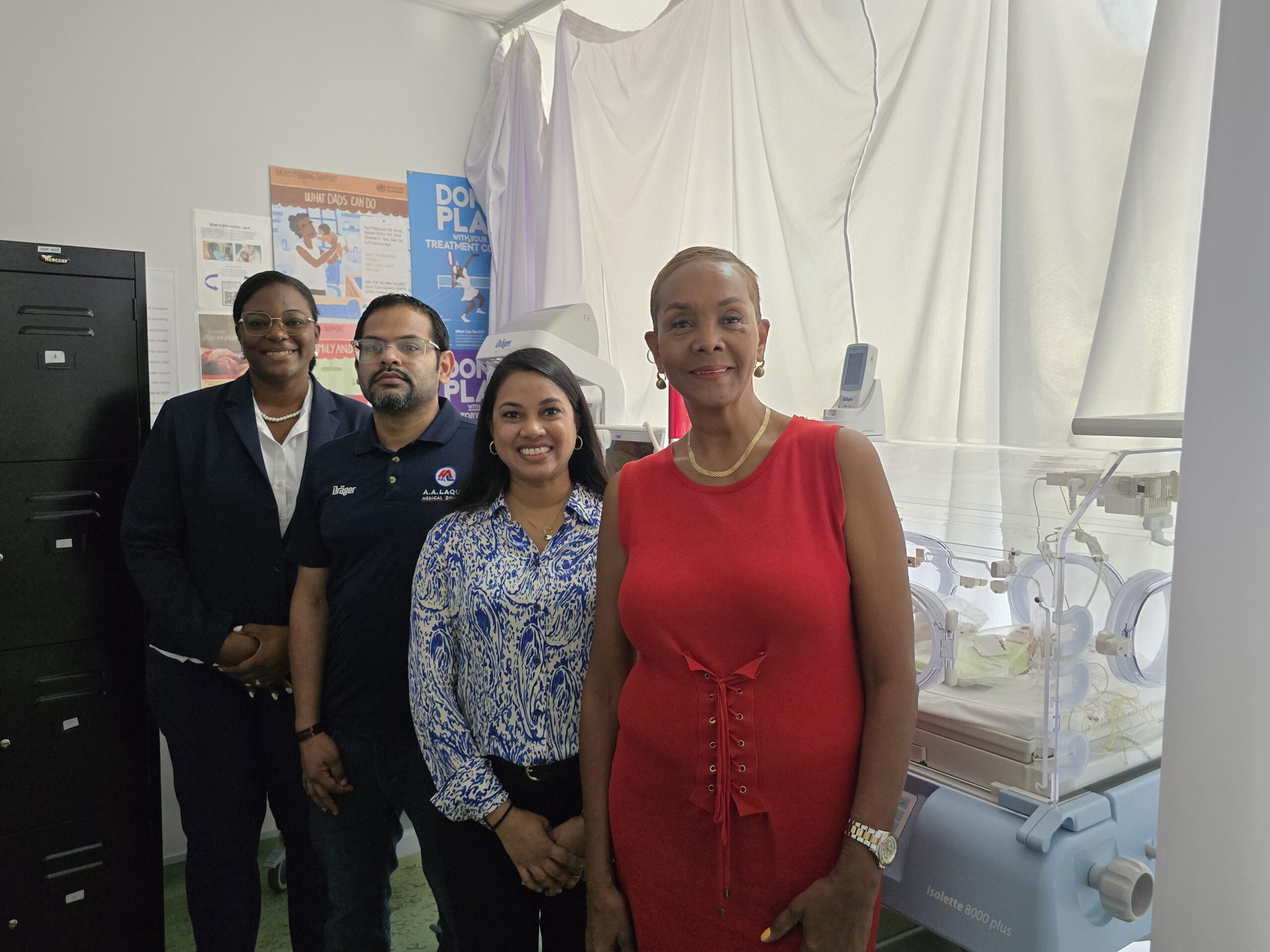 Donation brings life-saving equipment to Saint Lucia’s Special Care Baby Unit
