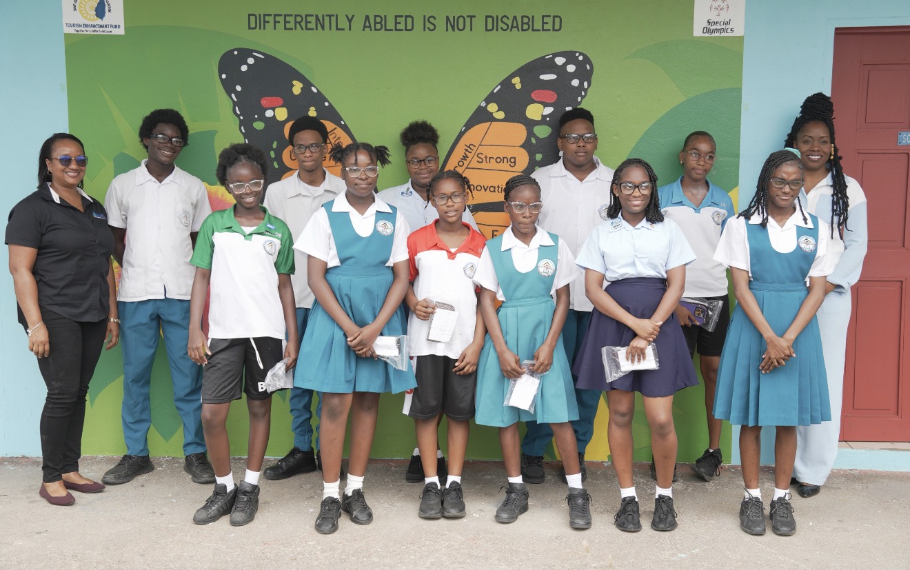 Bocage students receive corrective glasses from TEF