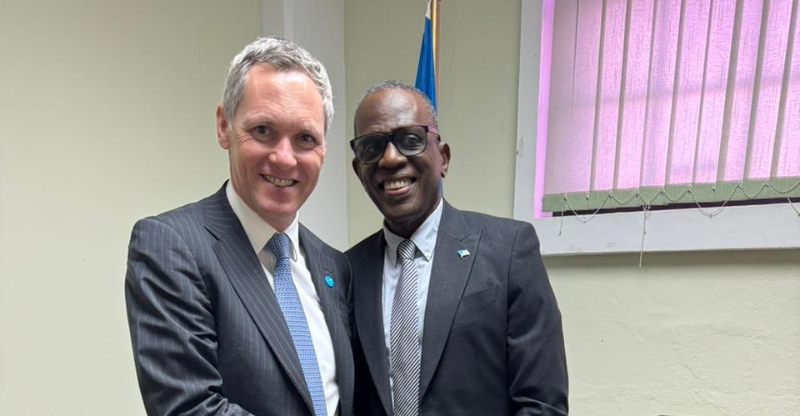 Pierre welcomes UNICEF regional director on first official visit