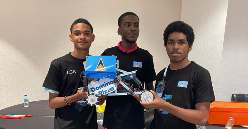 St Mary’s College team reflect on 4th place debut at OECS robotics