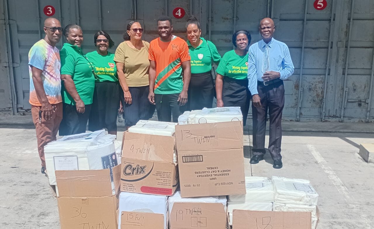 Debrieul SDA Church donates 110 bed sheets to St. Jude Hospital