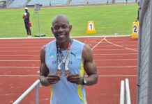 Joseph wins two bronze medals at Masters track event