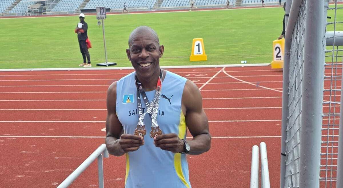 Joseph wins two bronze medals at Masters track event