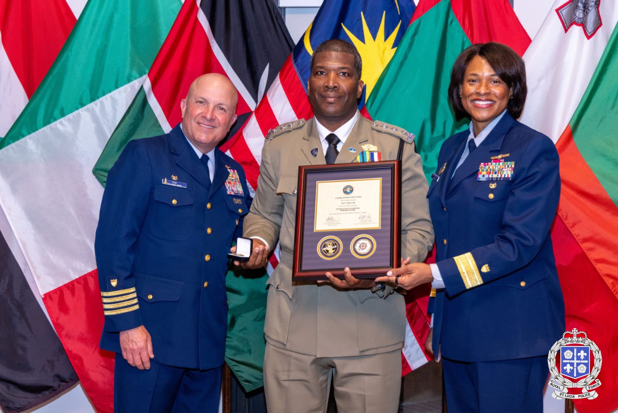 Police officer completes US maritime training course