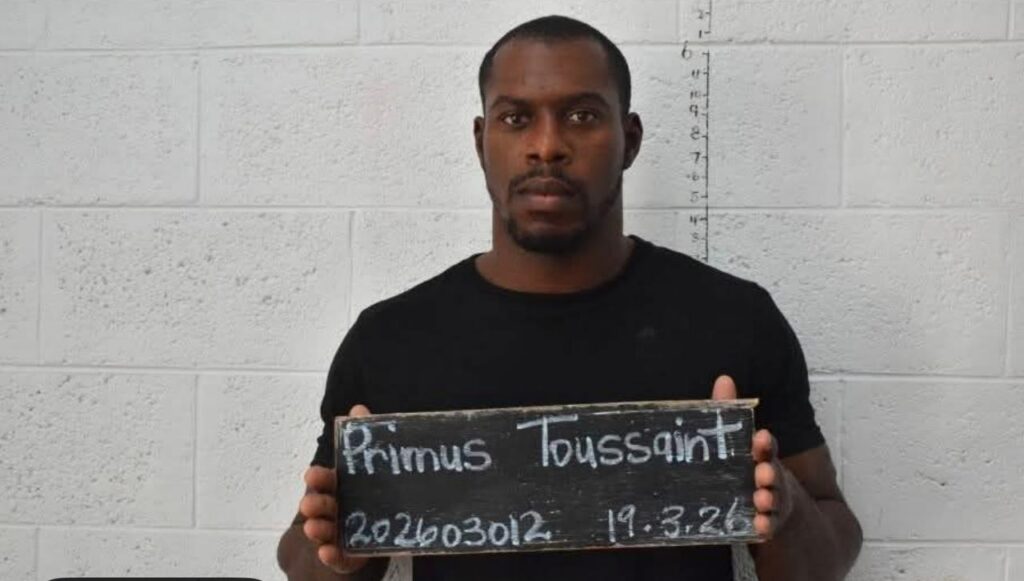 Murder accused Primus Toussaint. 