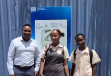 Young artists leave mark on Saint Lucia’s Halls of Justice project