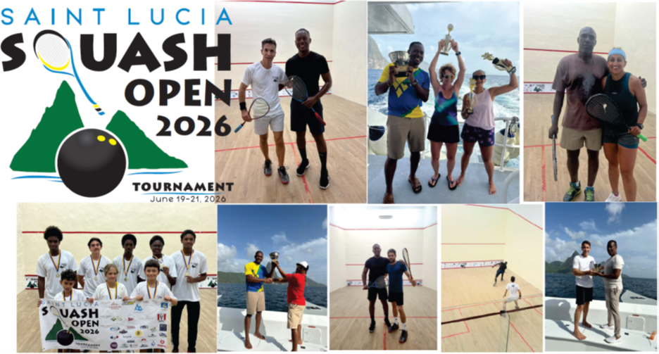 Saint Lucia welcomes Squash Open back after 13-year hiatus