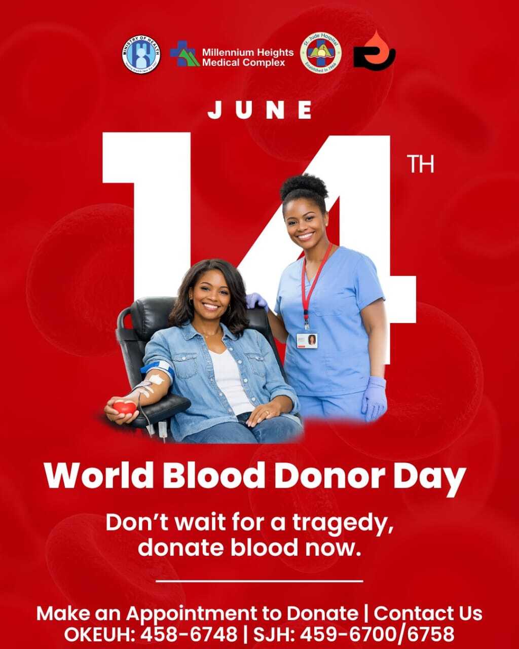 Ministry pushes for donations on World Blood Donor Day