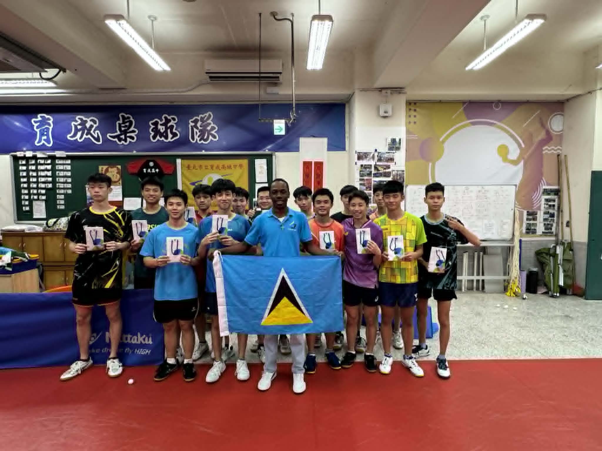 Lubin levels up with Taiwanese table tennis