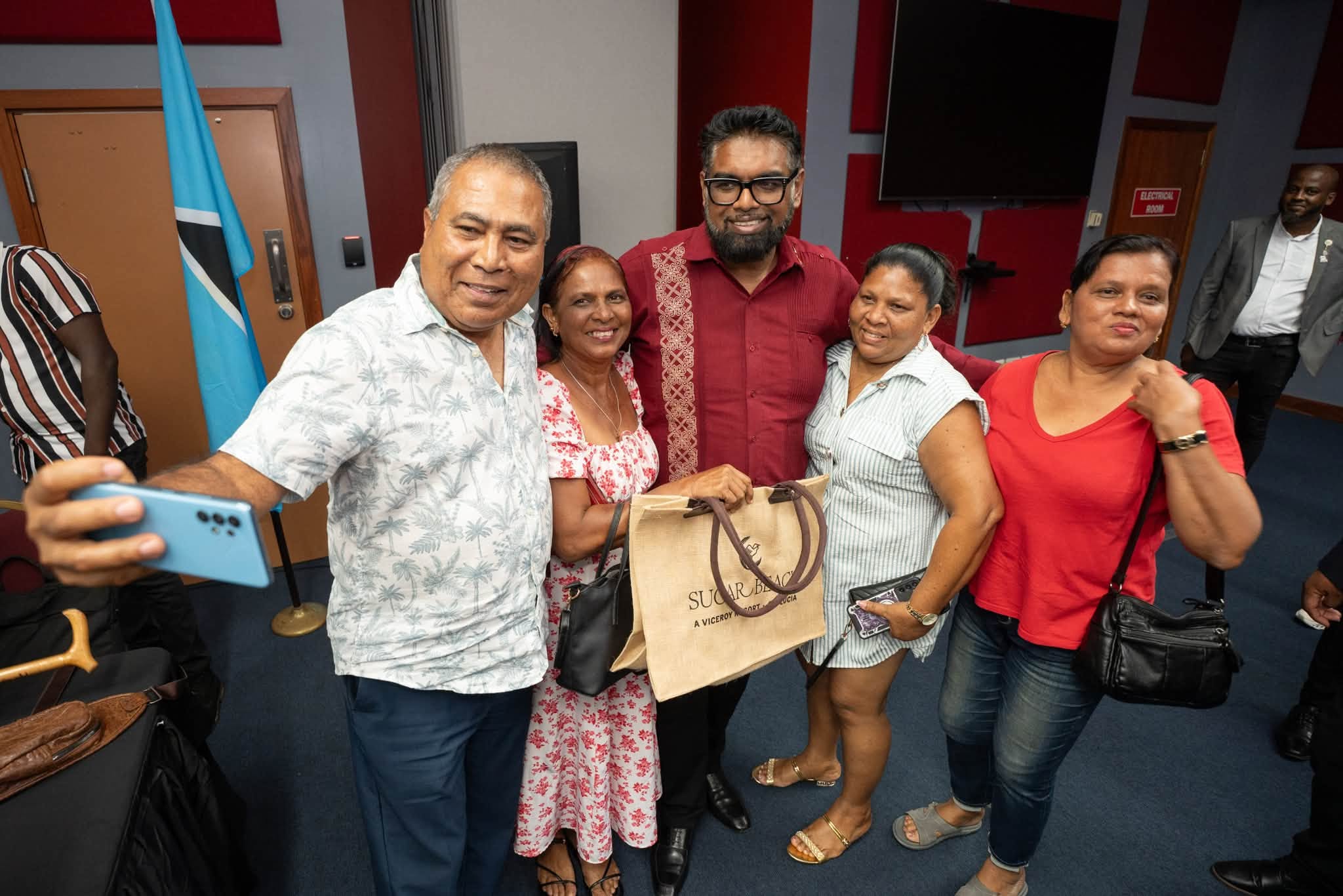 President Ali announces diaspora initiative at Saint Lucia town hall meeting