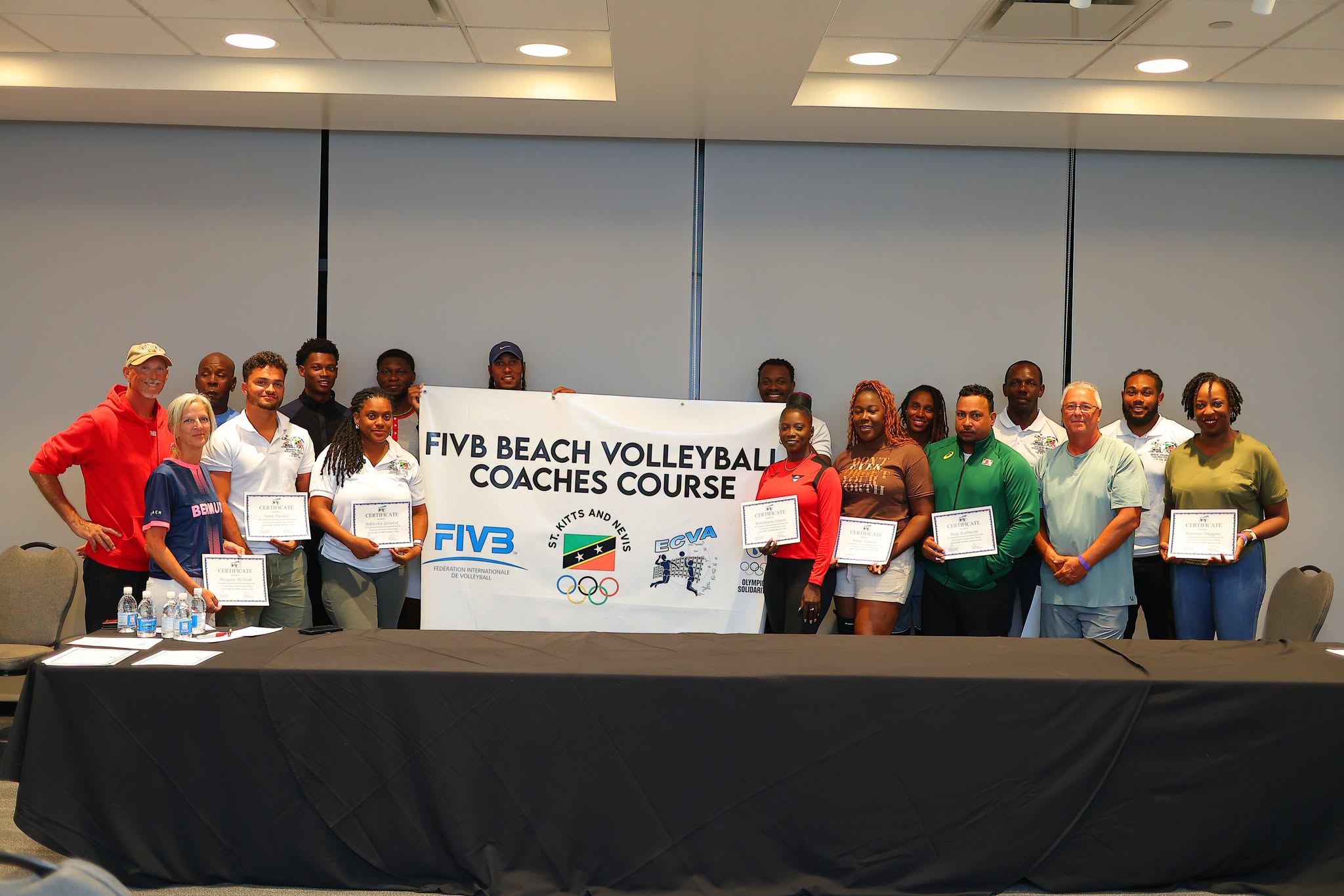 Three new beach volleyball coaches certified