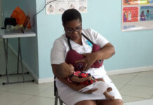 Vieux Fort workshop gives mothers hands-on support for breastfeeding
