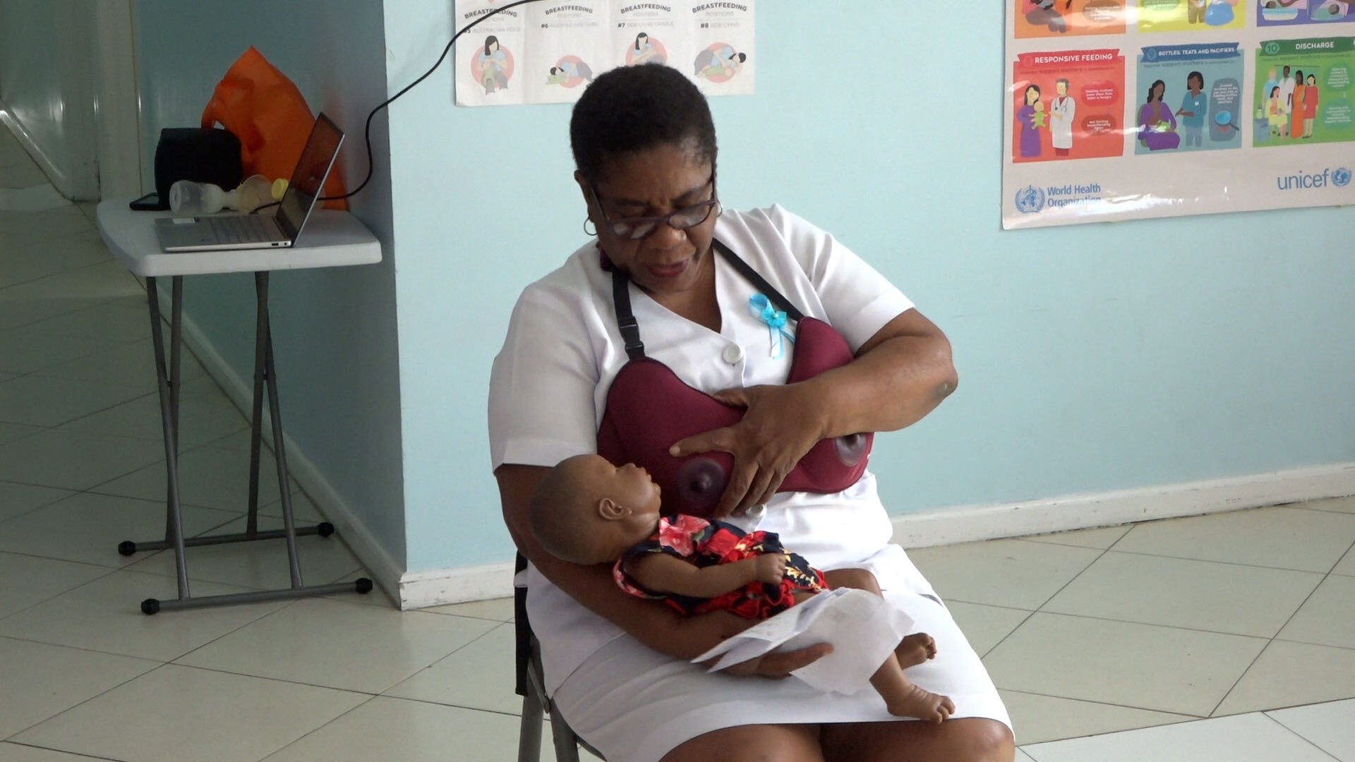 Vieux Fort workshop gives mothers hands-on support for breastfeeding