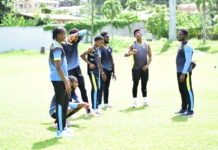 Local high-performance cricketers resume training after CPL break