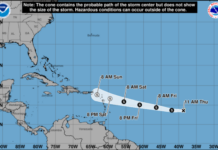 Tropical storm could bring heavy rain to Caribbean