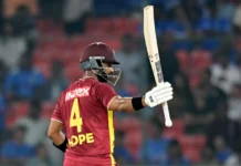Hope hundred, Paul fifer help Windies level series