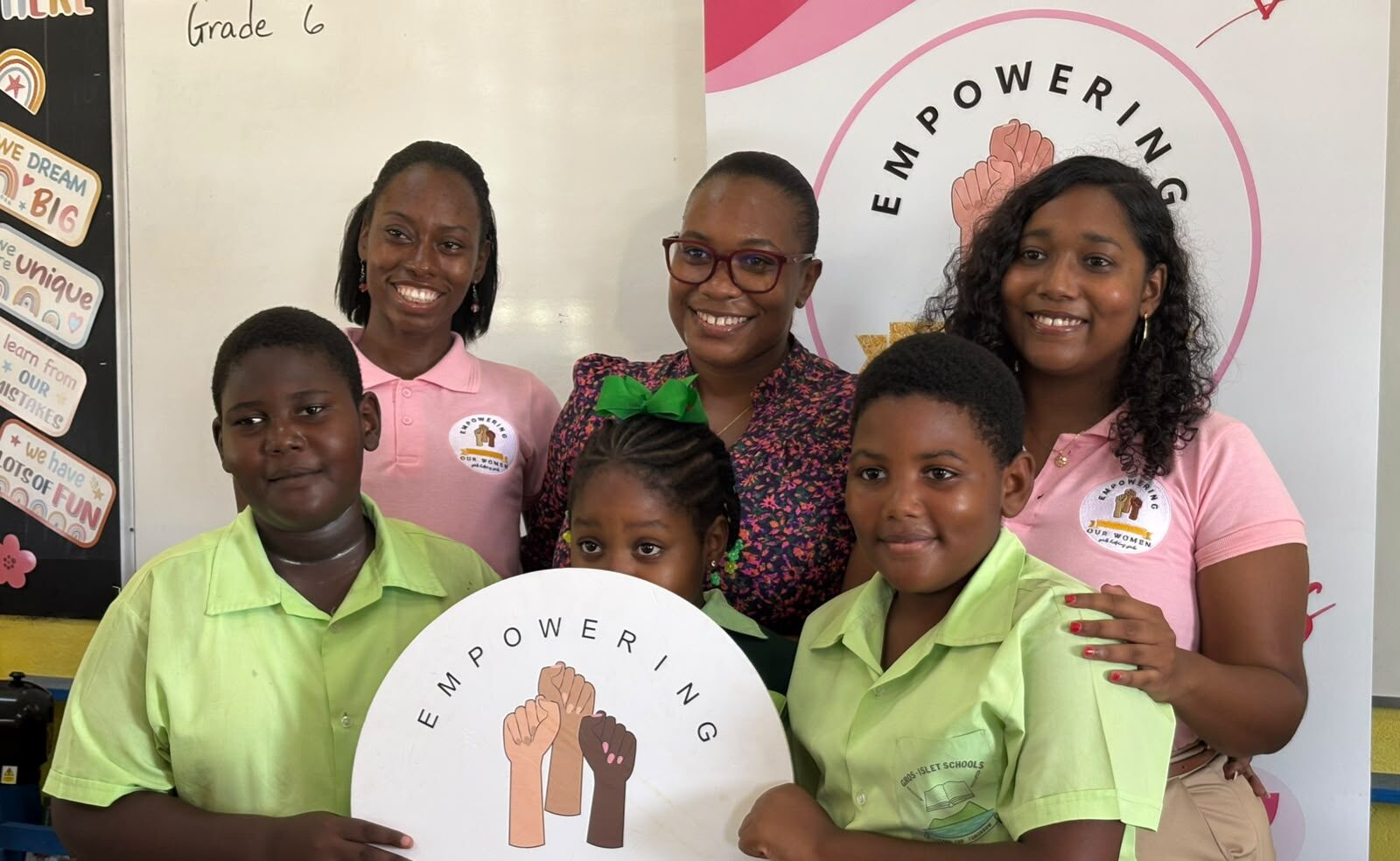 Gros Islet schools receive menstrual hygiene supplies