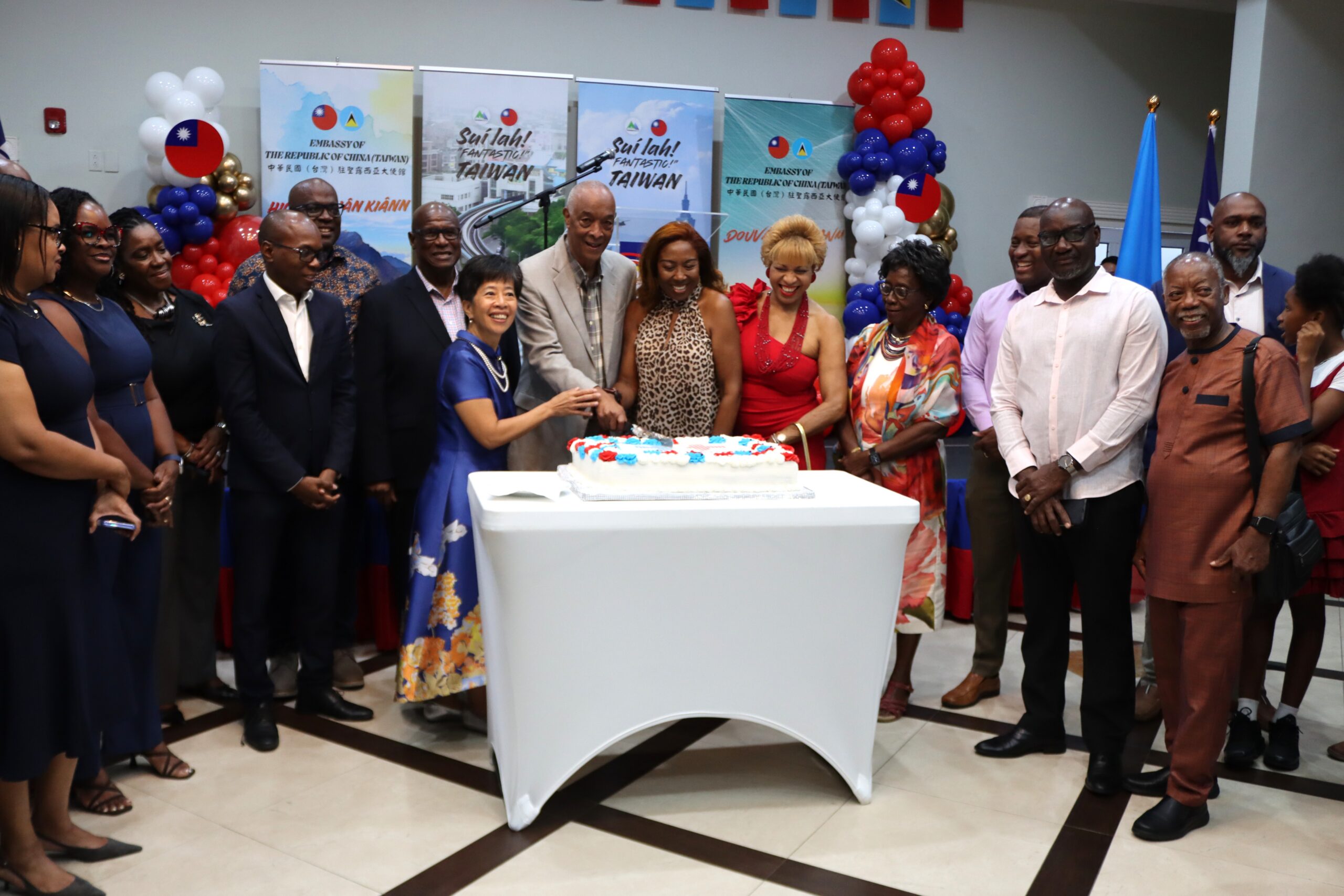 Taiwan, Saint Lucia reaffirm longstanding ties at National Day celebrations