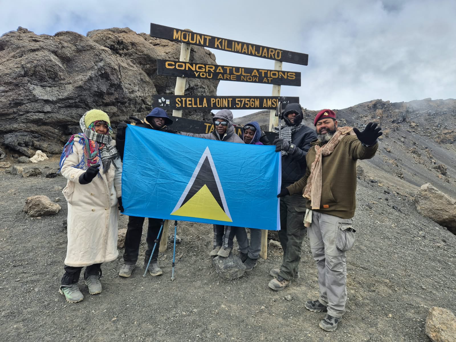 Saint Lucian team conquers Mount Kilimanjaro and supports school expansion